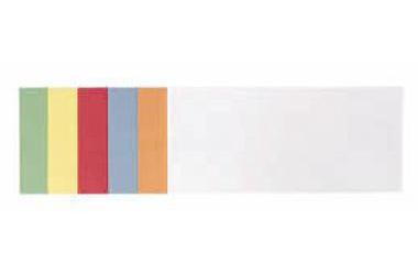 FRANKEN Moderationskarte 20,5 x 9,5 cm (B x H) 130g/m² Altpapier 100 % recycelt farbig sortiert 500 St./Pack.