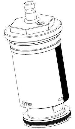 SCHELL Selbstschluss-Kartusche SC-V, Kaltwasser/vorgemischtes Wasser