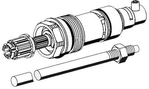 SCHELL Oberteil POLAR II inkl. Spindel 177,5 mm, mit Ablänghilfe