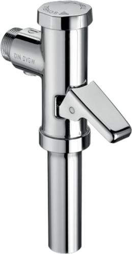 SCHELL WC-Druckspüler OMAT mit Hebel 3/4Zoll, 1,0-1,3 l/s chrom