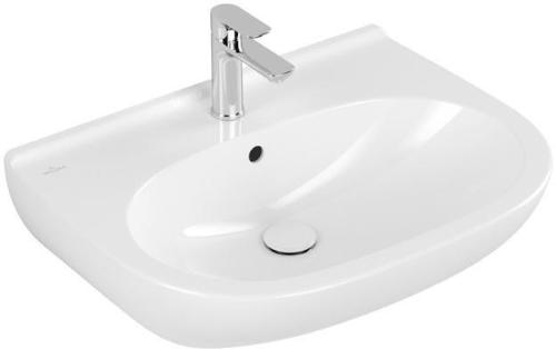 Villeroy & Boch Waschtisch O.NOVO 650 x 510 mm mit Überlauf weiß