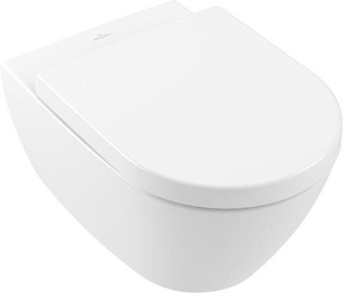 Villeroy & Boch Wand-WC SUBWAY 2.0 tief, 370 x 560 mm, spülrandlos, DirectF ja weiß