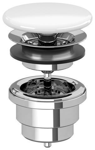 Villeroy & Boch Ventil nicht verschließbar weiß