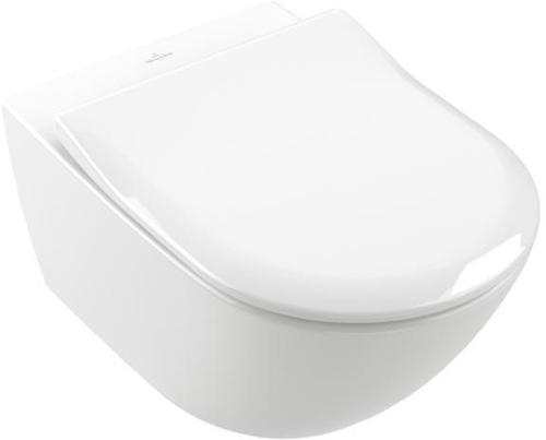 Villeroy & Boch WC-Sitz Subway 2.0 Scharniere aus Edelstahl, SoftClosing Fu BxTxHmm weiß