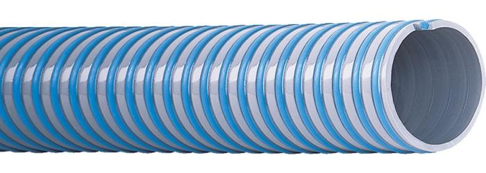 TEGUMA Saug- und Druckschlauch NORPLAST PVC 389 SUPERELASTICO Innen-Ø 76 mm Grau Außen-Ø 88,0 mm 6,0 mm Länge 50 m