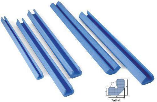TransPak Schaumpolsterprofil Maße 2000x60x60mm Stärke 30mm blau PRO S