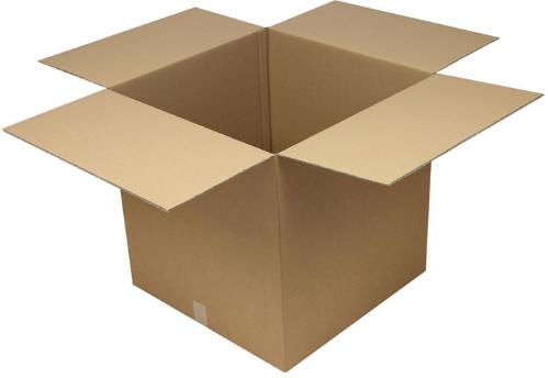 TransPak Faltkarton 2-wellig Maße 600x600x600mm Qualität 2.40BC braun braun