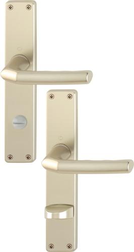 HOPPE Langschildgarnitur Birmingham 1117/202SP Aluminium F2 SK/OL 78 mm DIN links / rechts