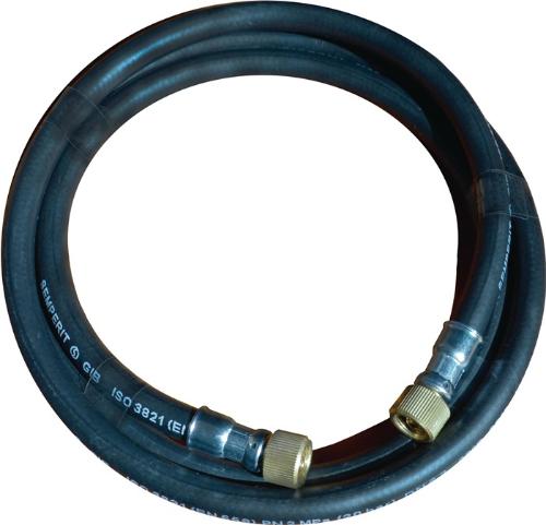 CONZELMANN Gasschlauch Länge 1,8 m Innen-Ø 6,3 mm Wandstärke 3 mm schwarz