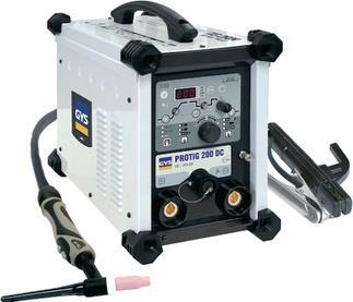 GYS TIG-Schweißanlage PROTIG 200 DC HF mit Zubehör 5-200 A gasgekühlt