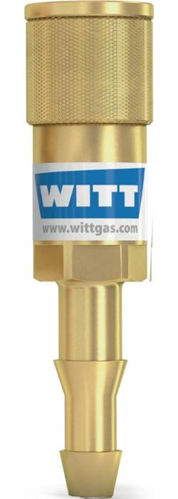 WITT Schlauchkupplung SK 100-1, SK 100-2 Brenngas 9 mm Körper