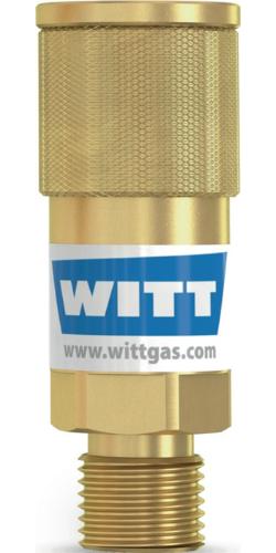 WITT Schlauchkupplung SK 100-1, SK 100-2 Sauerstoff G 1/4″ RH AGS Körper