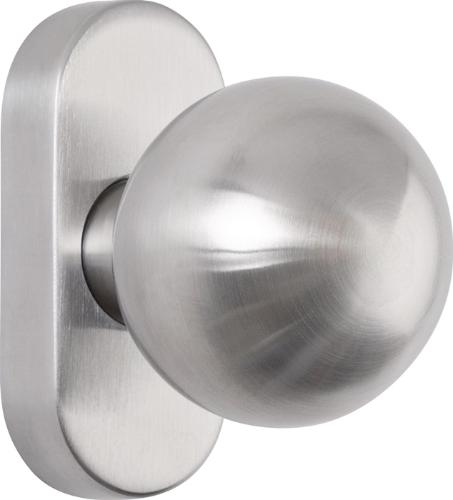 TECWERK Rahmentürknopf 2085 Material Edelstahl 60 gerade fest