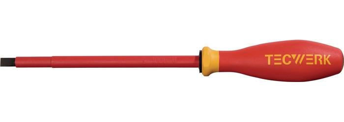 TECWERK Schraubendreher Schneidenbreite 8 mm Klingenlänge 175 mm VDE isoliert