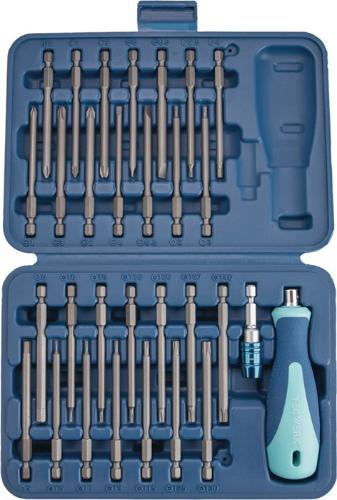 TECWERK Bitsortiment 30-teilig Schlitz/PH/PZD/TX-BO/6Kt.