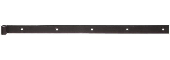 GAH Alberts Ladenband Breite 35 mm Länge 800 mm Stahl schwarz kunststoffbeschichtet gerade