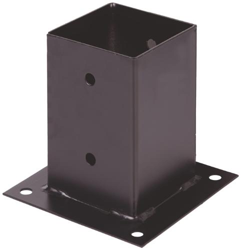 GAH Alberts Aufschraubhülse für Vierkantpfosten passend für Pfosten 4-kant 91 x 91 1180 g