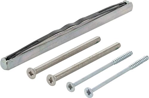 HOPPE Befestigungsset Sertos® G/G 65-70 mm M5 x 80 + 4,0 x 75 Vierkant 8 x 145 mm