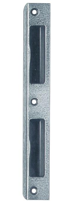 SSF Winkelschließblech Stahl silber Winkel Breite 20 mm rund Tiefe 8 mm DIN links / rechts