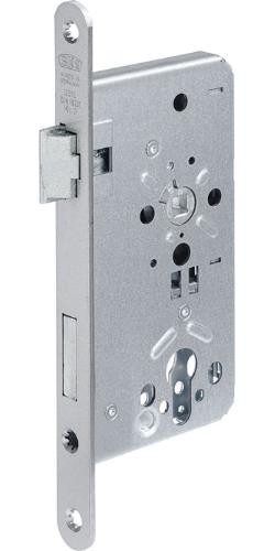 BKS Objekt-Einsteckschloss 0515 PZW 20/ 65/72/8 mm DIN&nbsp;links alufinish silber abgerundet Klasse 3 Zinkdruckgruss