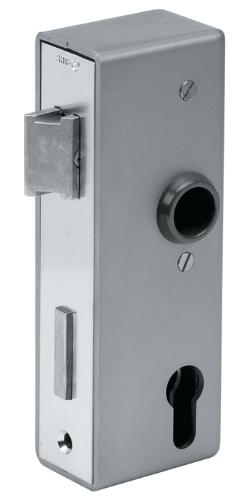 AMF Schlosskasten 141U, blank DIN links / rechts Maß A30xB60xC172 mm Dornmaß 40 mm