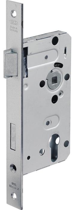 BKS Zimmertür-Einsteckschloss 0415 PZW 24/ 55/72/8 mm DIN links silber käntig Klasse 2 Zinkdruckgruss