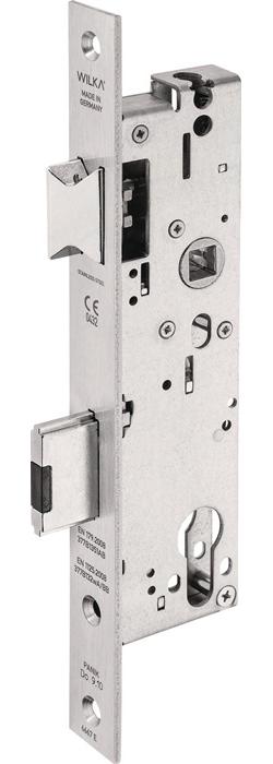 WILKA Panik-Rohrrahmen-Einsteckschloss 6667 Funktion E DIN links 24/245/40/92/9 Klasse 179/1127 käntig