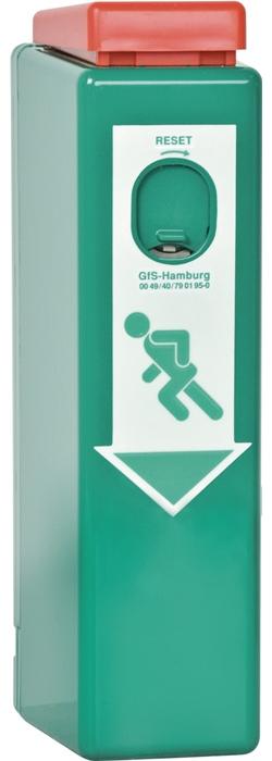 GfS EH-Türwächter 990 100 IP mit Voralarm, IP 45 grün lackiert Voralarm