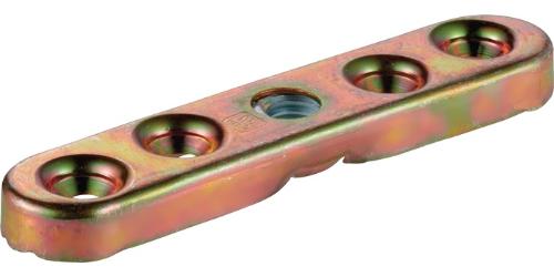 HELM Flansch -93 193 Profil 100 Stahl verzinkt, gelb für Holzflügel