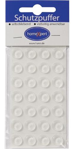 HANSI-Siebert Türanschlagdämpfer 12 mm Kunststoff klar selbstklebend