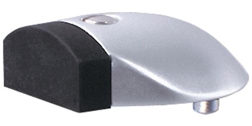 DENI Türpuffer 3846 Ø 60 mm Höhe 20 mm Aluminium naturfarbig / F1 Dübelmontage