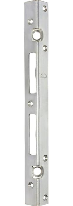 Schnegel Sicherheitswinkelschließblech Länge 300 mm Breite 25 mm Stärke 3 mm Stahl verzinkt 006/910
