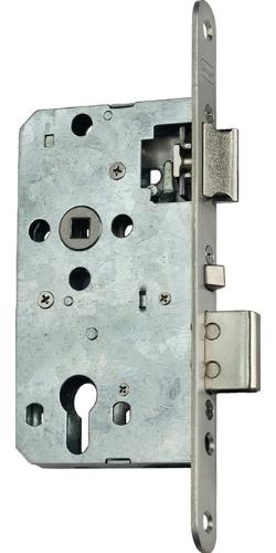 Schnegel Korridor-Einsteckschloss PZW 20/55/72/8 mm DIN links / rechts Edelstahl abgerundet 008/1499/55