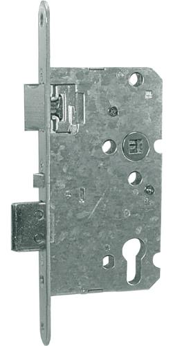 Schnegel Korridor-Einsteckschloss PZW 24/65/72/9 mm DIN links / rechts Edelstahl abgerundet 008/1499/65