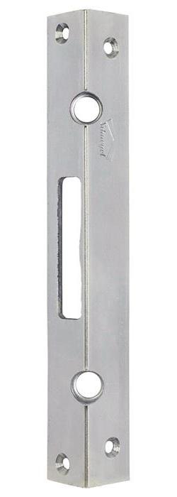 Schnegel Winkelschließblech Stahl verzinkt kantig Breite 25 mm Länge 200 mm Tiefe 25 mm