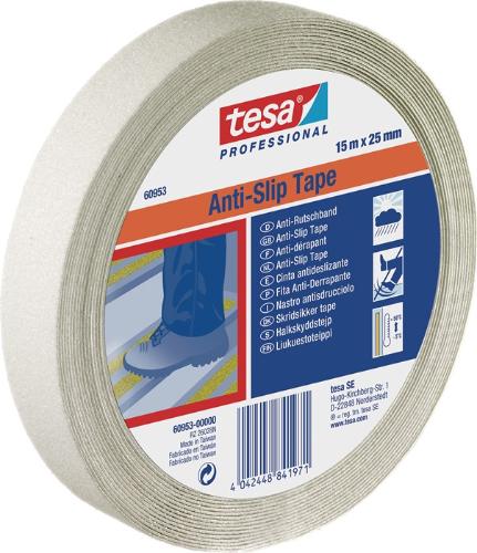 tesa Antirutschklebeband 60953 beige fluoreszierend Länge 15 m, Breite 25 mm
