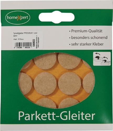 HANSI-Siebert Parkettgleiter Premium 22 mm Filz natur rund selbstklebend