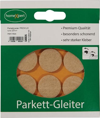 HANSI-Siebert Parkettgleiter Premium 25 mm Filz natur rund selbstklebend