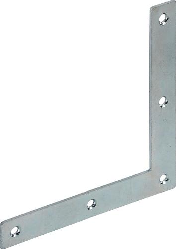 VORMANN Eckwinkel Länge 120 x 120 mm Breite 20 mm Stärke 2,0 mm Stahl blau verzinkt