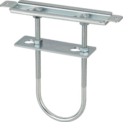 VORMANN Heizkörperkonsole Länge 190 mm Breite 45 mm Stärke 1,5 mm Stahl blau verzinkt silber