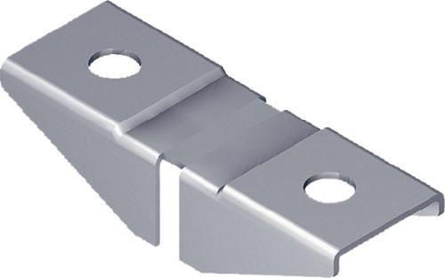 ALFER ELEMENT SYSTEM Aufsteckhalter 11612 Ausführung beidseitig Stahl vernickelt