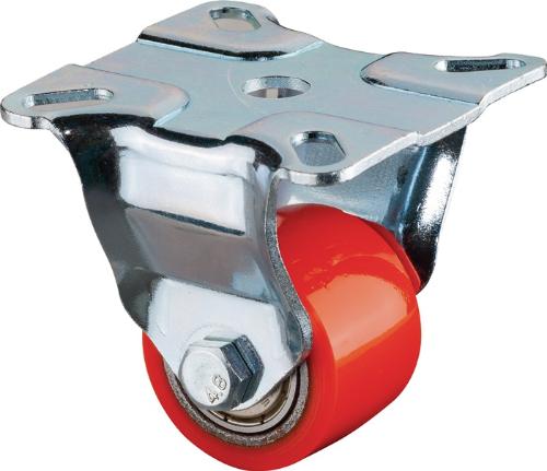 BS Rollen Bockrolle 35 mm 100 kg Polyurethan 90 +/- 3 Shore A Kugellager 60 x 60 mm Stahl