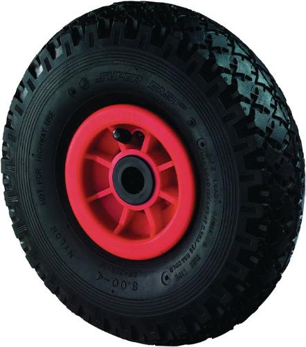 BS Rollen Luftrad Rad-Ø 400 mm Tragfähigkeit 160 kg Ersatzrad Rillenprofil Rollenlager