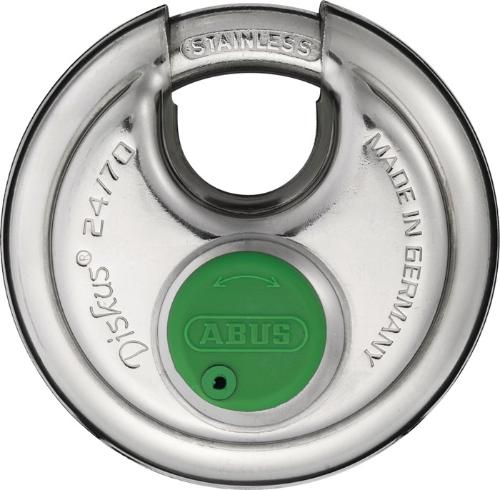 ABUS Zylindervorhangschloss 24IB/70 Schlosskörperbreite 70 mm Edelstahl verschiedenschließend