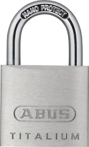 ABUS Zylindervorhangschloss 64TI/30 Schlosskörperbreite 30 mm Titalium verschiedenschließend