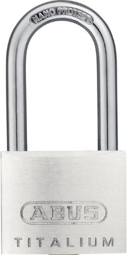 ABUS Zylindervorhangschloss 64TI/40HB40 Schlosskörperbreite 40 mm Titalium verschiedenschließend