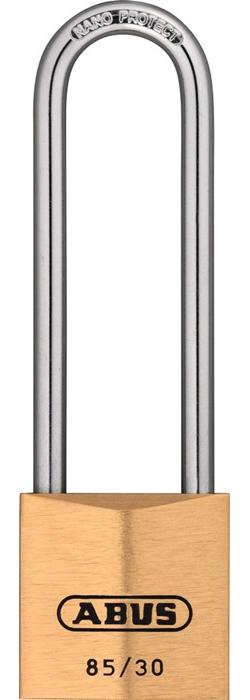 ABUS Zylindervorhangschloss 85/30HB65 Schlosskörperbreite 30 mm Messing verschiedenschließend