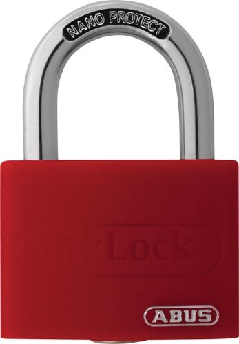 ABUS Zylindervorhangschloss T65AL/40 rot gl. Schlosskörperbreite 43 mm Aluminium gleichschließend