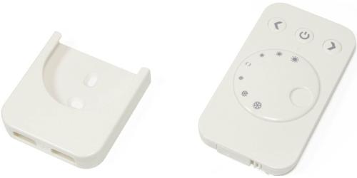 L&S LED Funkfernbedienung Serie Frankfurt inkl. Wandhalterung 1-Kanal weiß