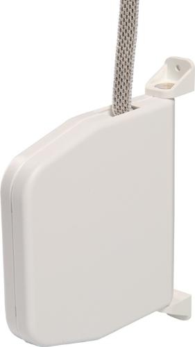 FRIDAVO Gurtwickler gekapselt Kunststoff weiß Gurtbreite 14 mm Gurtlänge 4-5 m